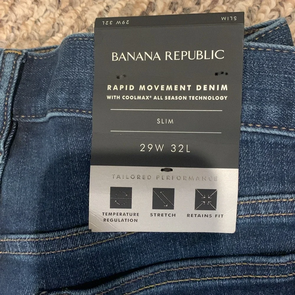 New Banana Republic Jeans 29x32